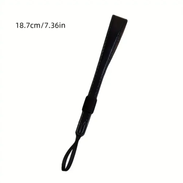 Faux Leather Wristband Camera Strap