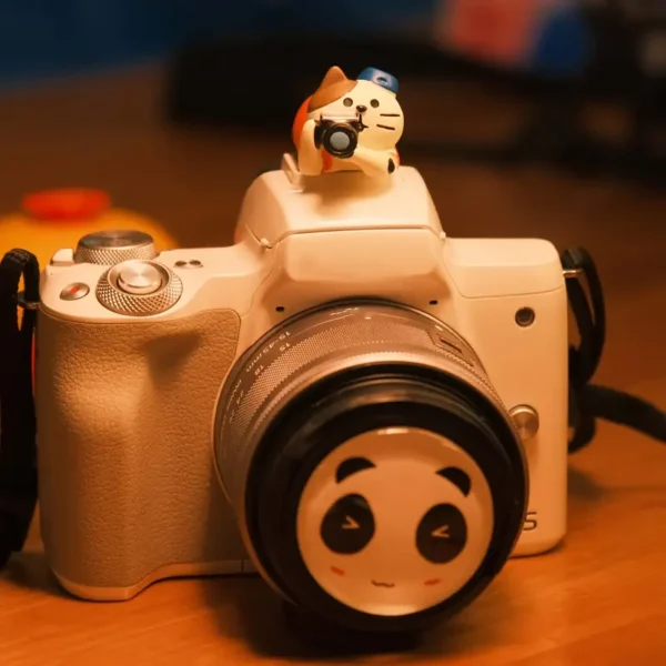 Cute Cat Cartoon Camera Hot Shoe Cover